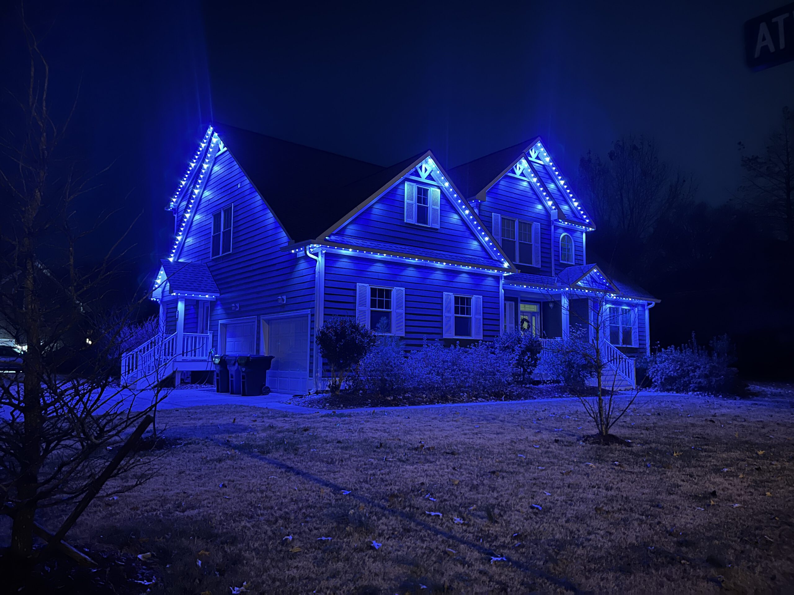 Virginia Beach lighting near backyard pool